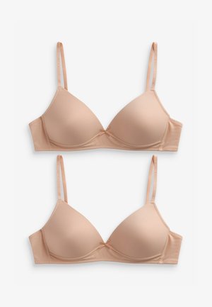 Next 2 PACK  - Triangel BH - tan