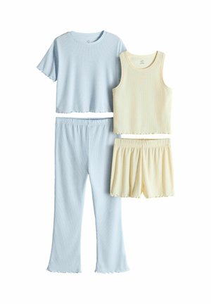 REGULAR FIT-4 SET PACK  AND FLARED - Pyžamová súprava - blue/yellow