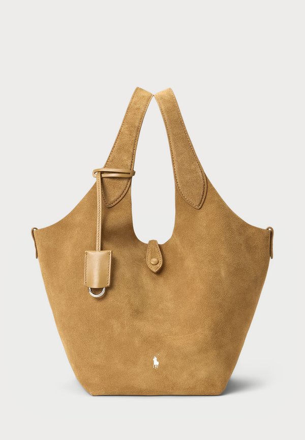 POLO PLAY SUEDE MEDIUM TOTE - Tote bag - caramel4