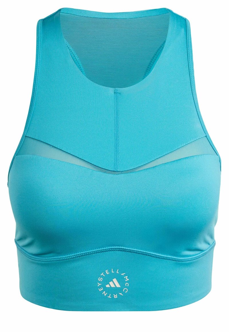 adidas by stella mccartney Sport-bh met light support blauw adidas by stella mccartney Sport-bh met light support blauw