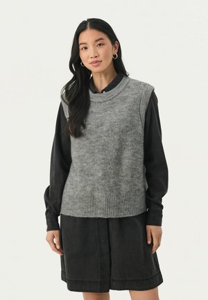 EMMELY - T-Shirt basic - medium grey melange