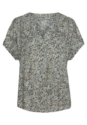 Blouse - grau bedruckt