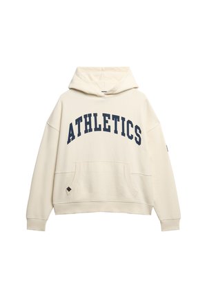 Superdry ATHLETIC ESSENTIALS - Kapuzenpullover - desert bone off white