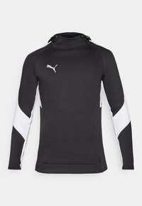 HOODY - Kapuzenpullover - black/silver/white