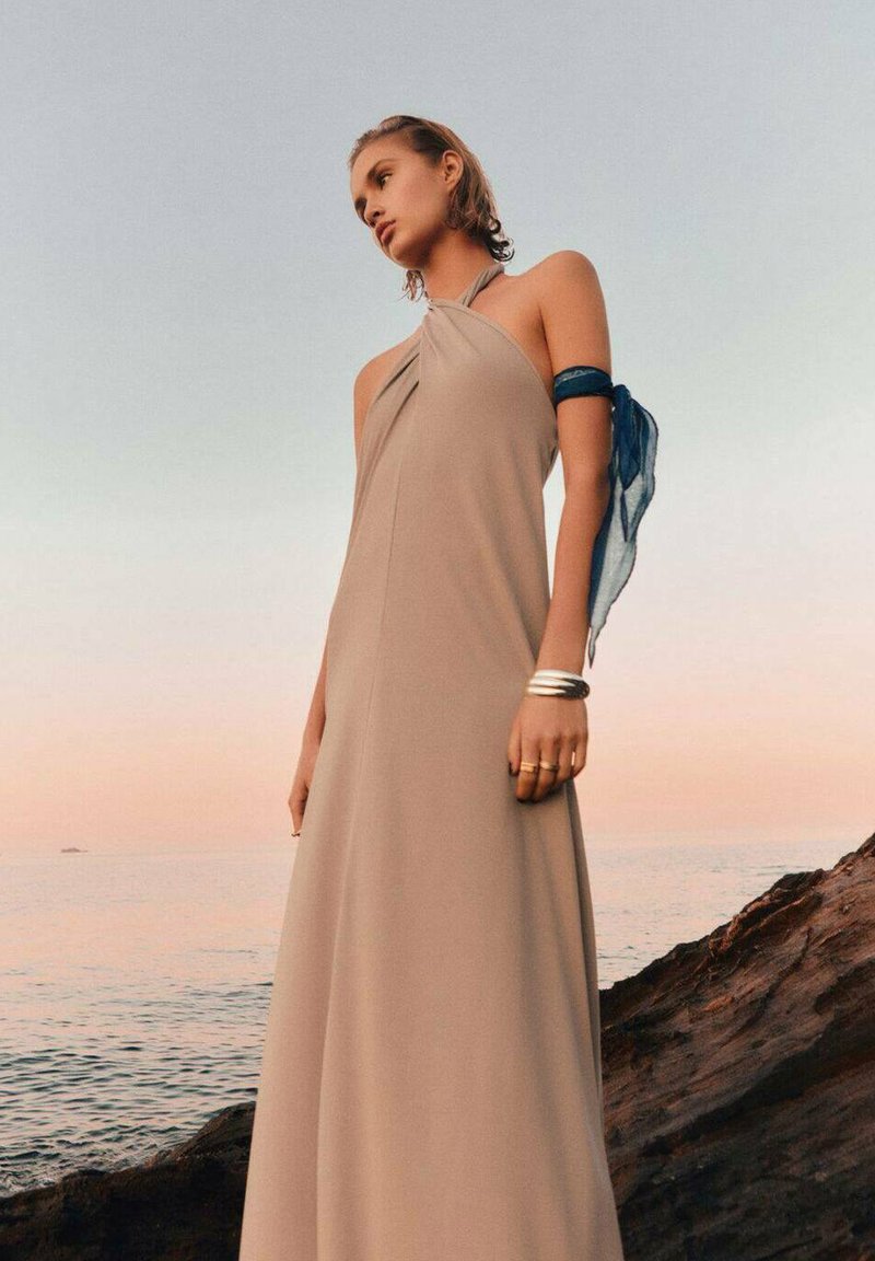 Mango Maxi dress - sand - Zalando.ie