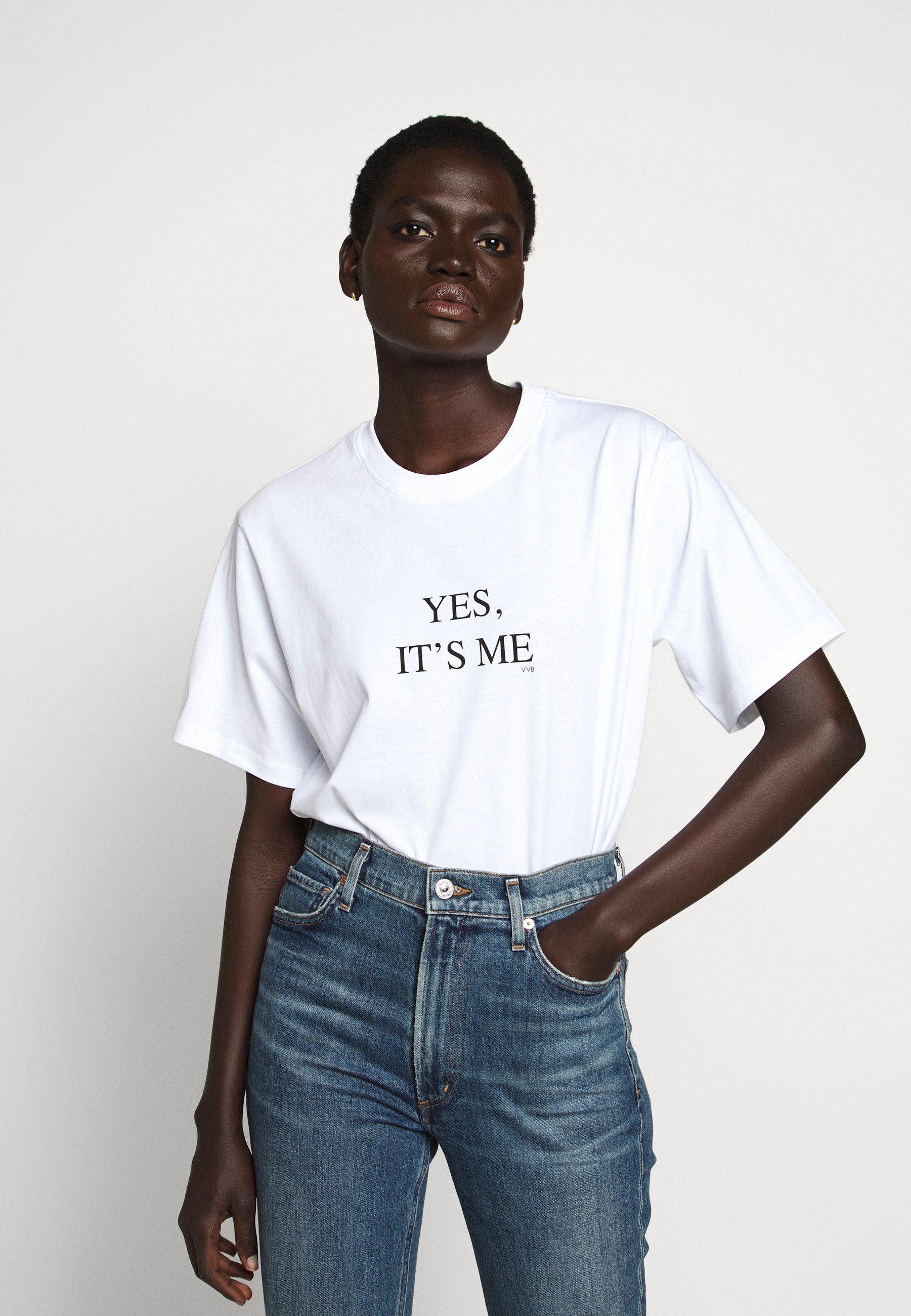 Victoria Victoria Beckham It S Me T Shirt Print White Wit Zalando Nl