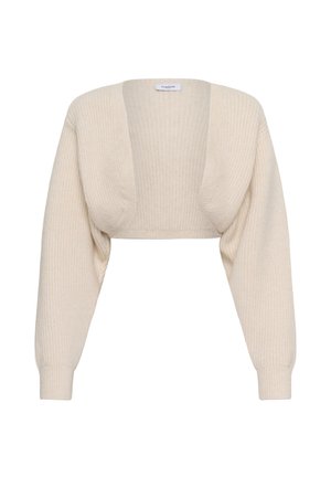 Saint Tropez, UWENASZ KNIT BOLERO - Gilet - seedpearl melange