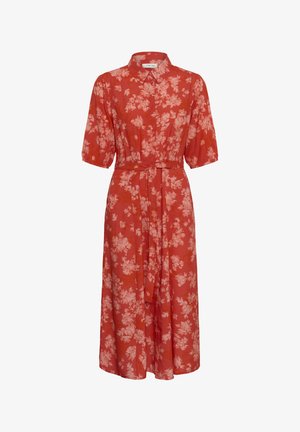 Cream, CRTIAH SHORT SLEEVE - Robe chemise - red flower