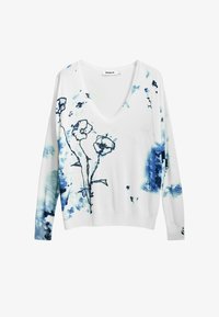 Desigual Maglione Donna Rosa a Collo Alto con Dettagli a Contrasto Desigual Maglione Donna Rosa a Collo Alto con Dettagli a Contrasto