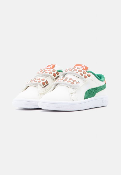 PUMA SMASH FUN UNISEX - Trainers - warm white/archive green/amarena — foto 2