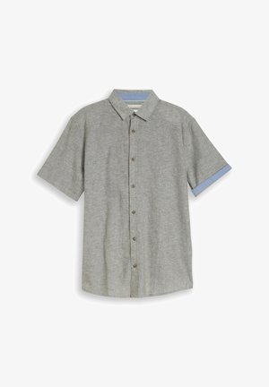 TOM TAILOR, REGULAR FIT KURZARM - Overhemd - faded leaf green chambray