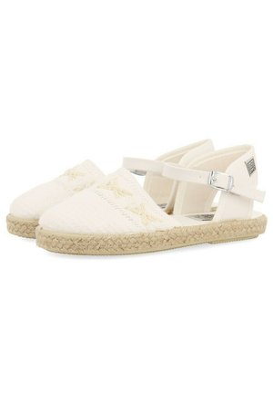 CON BORDADO Y DETALLES COMITINI - Espadrilles - blanco