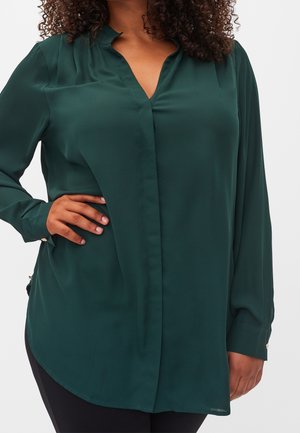 Overhemdblouse - green