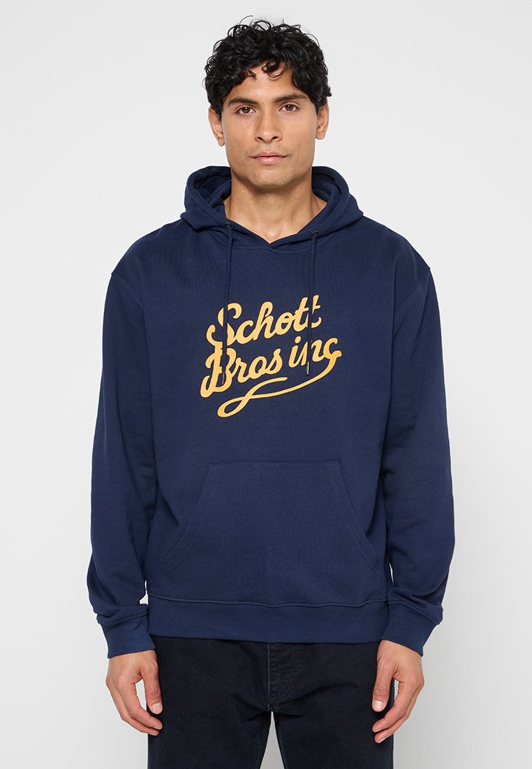 Schott Hoodie donkerblauw