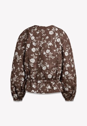 BIZUU, LUCISSE FLORAL JACKET - Light jacket - bronze