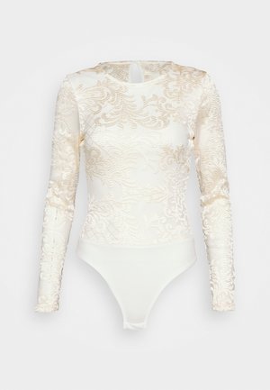 YASBRILO BODYSTOCKING CELLEB - Long sleeved top - ivory