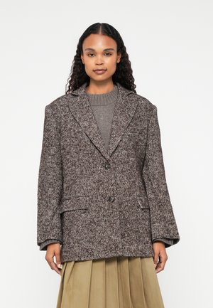 MARTHA HEAVY SLUB - Bleizeris - chocolate plum