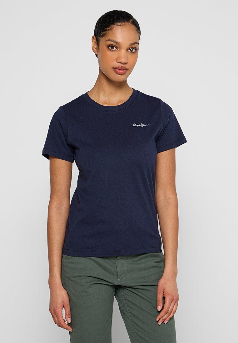 Pepe Jeans T-shirt basic blauw