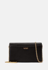 Lauren Ralph Lauren LEATHER MEDIUM ADAIR CROSSBODY - Clutch - black