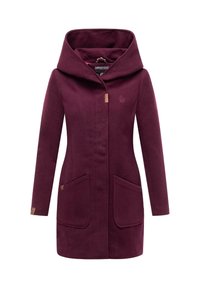 Maikoo - Short coat - dark red melange