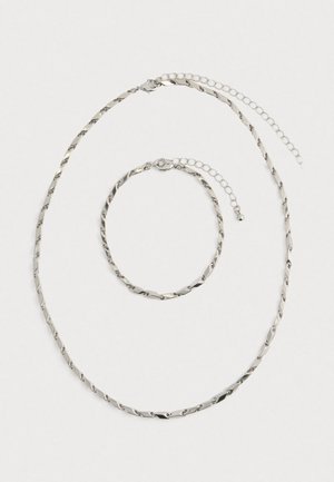 SET - Bracelet - silver coloured