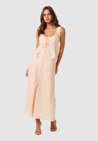 Forever New LILIAN TRIM OVERLAY MIDI - Koktélruha / Partiruha - pale pink