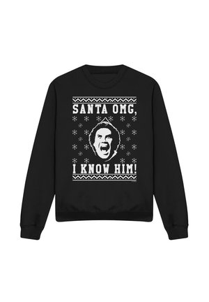 Cotton Soul, ELF OMG FAUX SWEATER - Sweatshirt - black