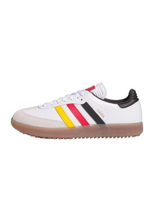 adidas Golf Originals SAMBA GOLF UNISEX - Golfschuhe (ohne Spikes) - cloud white   pure ruby   core black