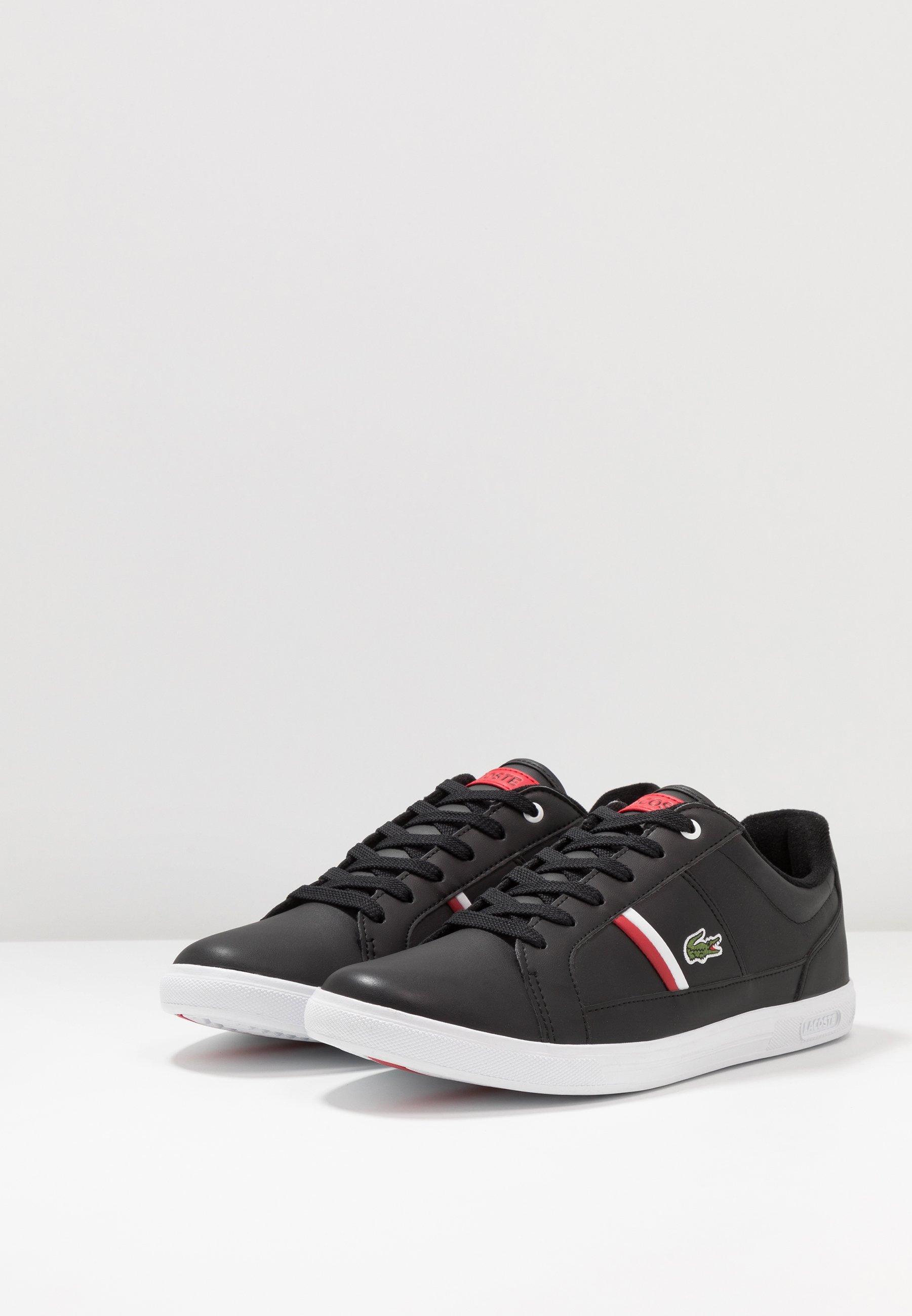 Lacoste Men's Europa Leather Sneakers Black 42