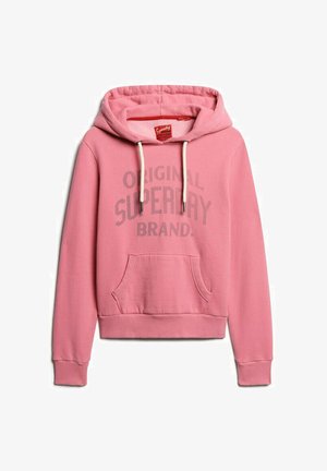 Superdry & Co, ARCHIVE SCRIPT GRAPHIC - Hoodie - sugar pink