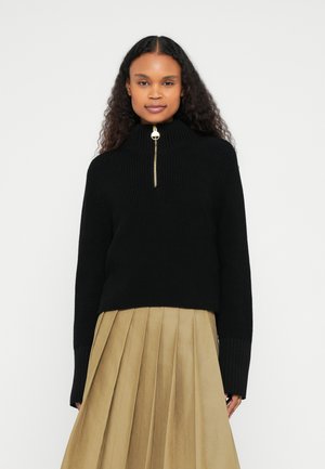 KENNEDY KNITTED JUMPER - Pullover - black