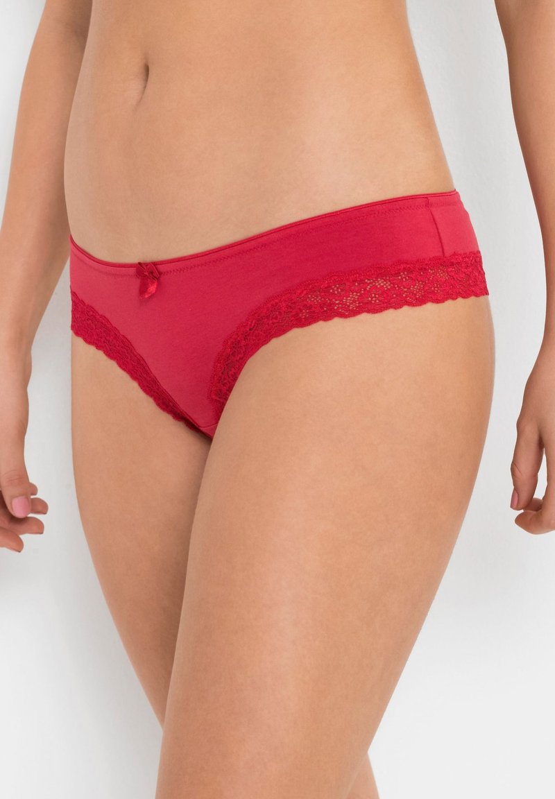 bonprix 4ER PACK - Slip - schwarz