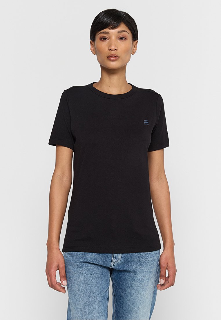 G-Star T-shirt basic zwart G-Star T-shirt basic zwart