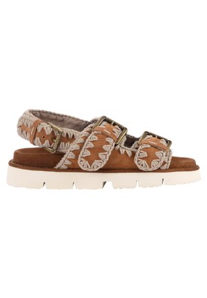 Mou Sandalen met plateauzool - marrone
