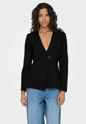 ONLMYERA LIFE ONE BUTTON - Kardigan - black