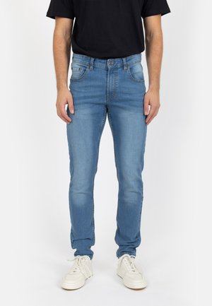 MR RED SUPERSTRETCH - Liibuvad teksad - washed medium blue