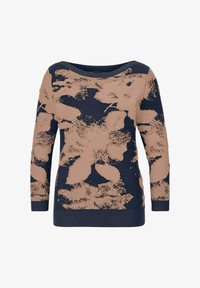 Ausgewählt, navy/caramel