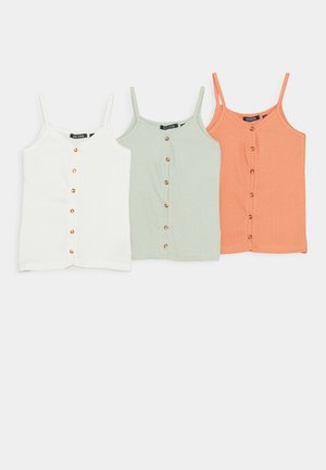 TEEN GIRL 3 PACK - Top - offwhite/ginger/gletscher