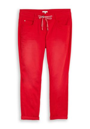TOM TAILOR, TTTAPERED RELAXED - Broek - soft scarlet red