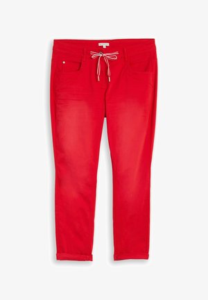 TOM TAILOR, TTTAPERED RELAXED - Pantalon classique - soft scarlet red