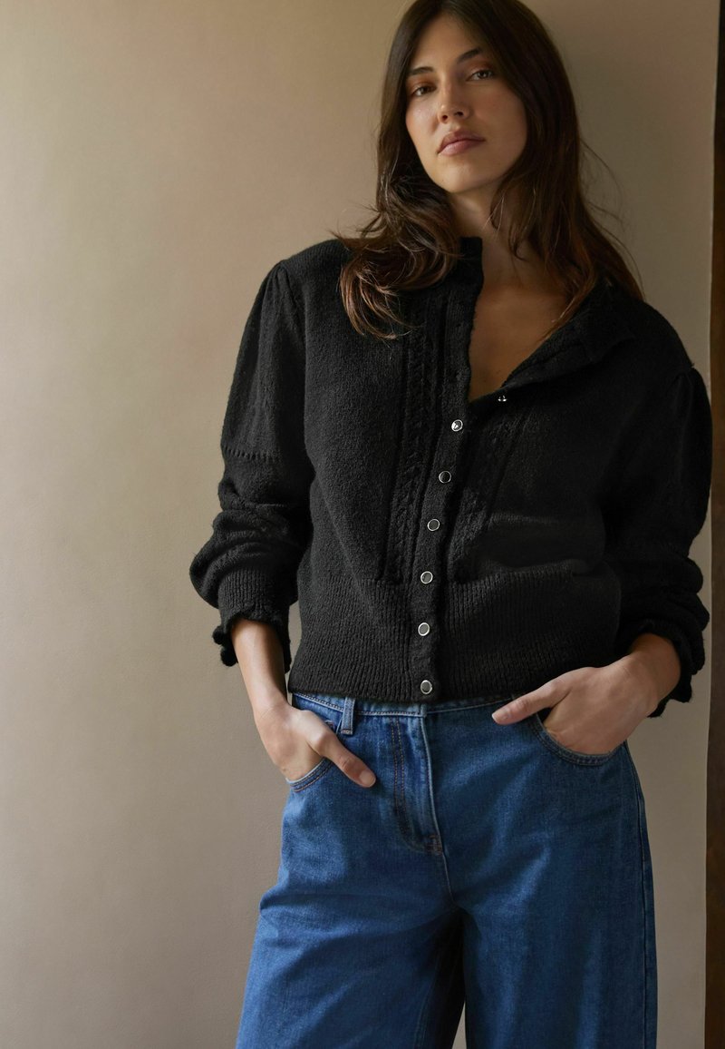 Laura Ashley POINTELLE  - REGULAR FIT - Kardiganas - black