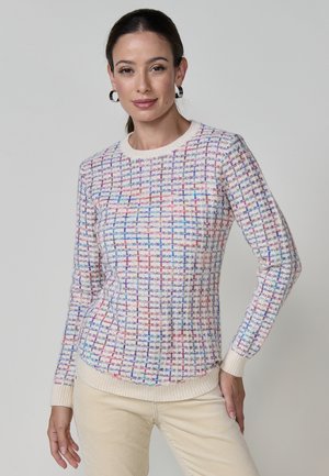 TEXTURED - Jumper - crudo   off-white