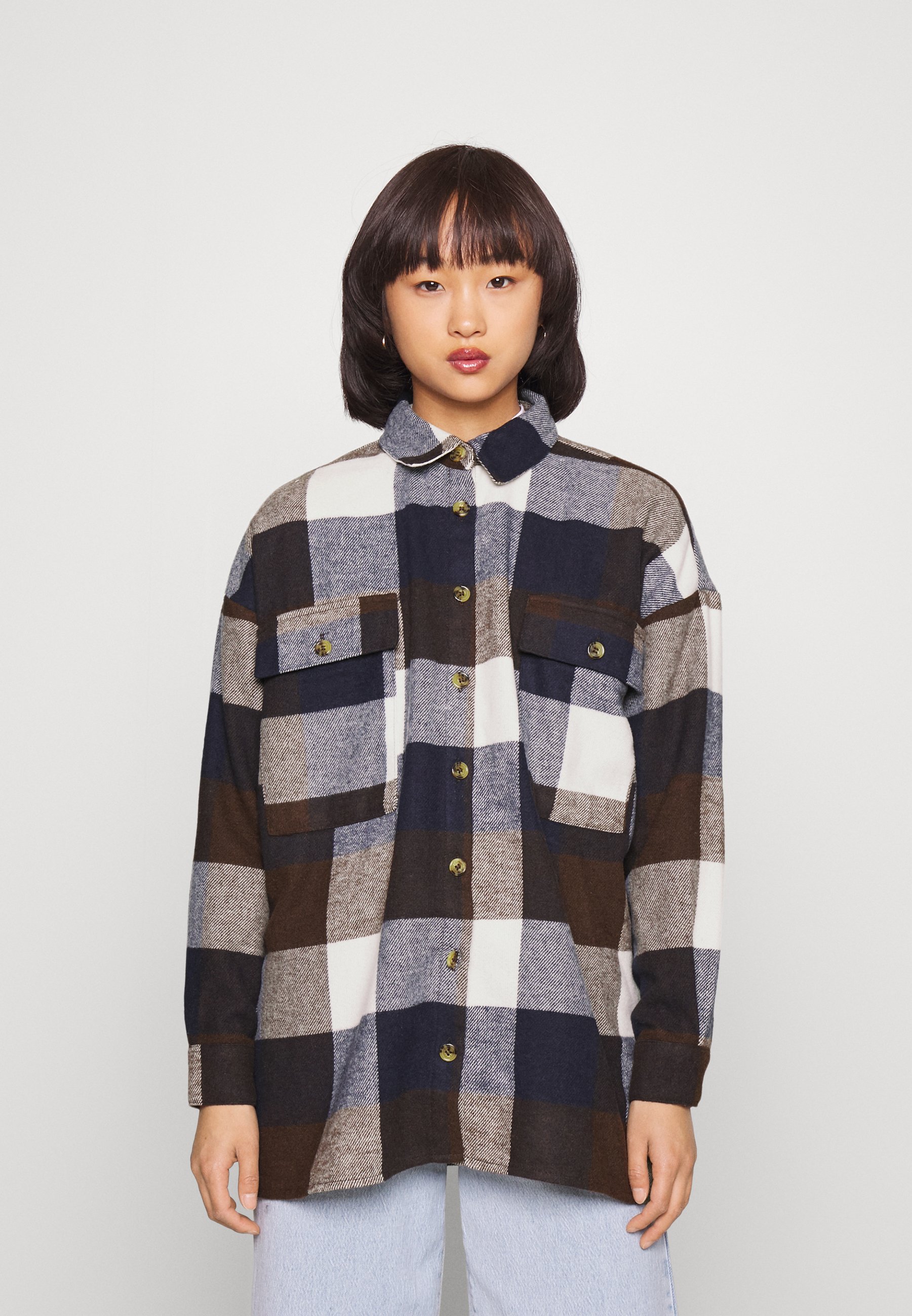 Noisy May Petite Between-Season Jacket 'Flanny' Female Size M