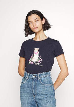BEACONS TEE - T-shirt print - navy