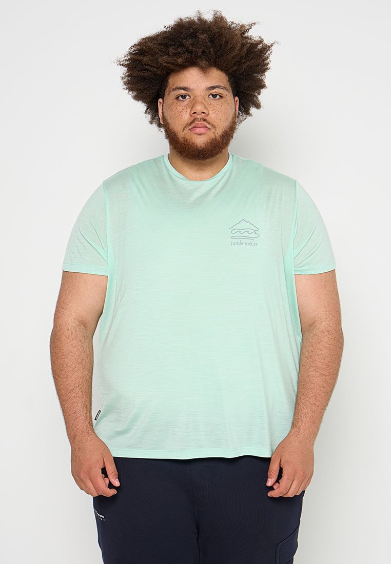 Icebreaker T-shirt print turquoise