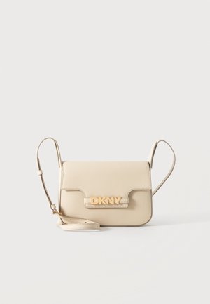 DKNY, AVRIL CROSSBODY - Olkalaukku - taupe