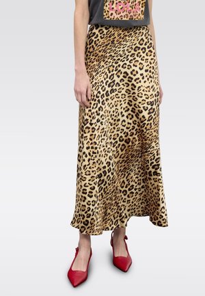 Falda larga - leopard