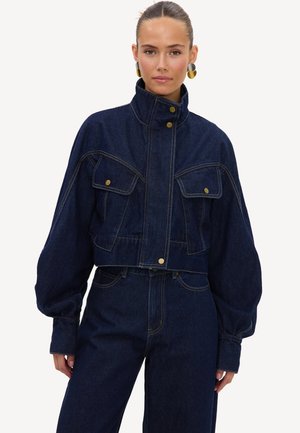 LOAVIES, ANGELIC TOUCH - Chaqueta vaquera - blue dark   solid