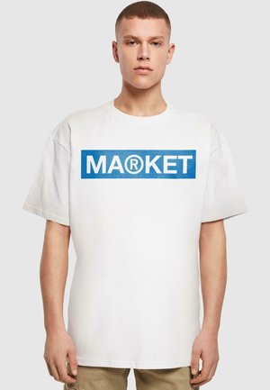 LOGO HEAVY  - Print T-shirt - white