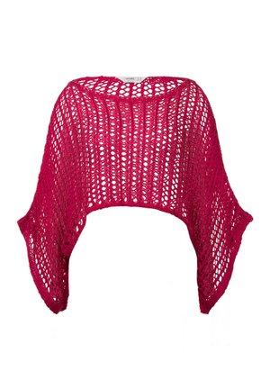 Angel of Style PONCHO-U-BOOT-AUSSCHNITT LANGARM - Striktrøje - pink